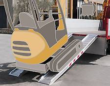Metalmec Auffahrrampen Bagger Verladerampen Alurampen 3,0m / 1,750 t Auffahrschienen Auffahrrampen Rampen M100/30 Metalmec Auffahrrampen Bagger Verladerampen Alurampen 3,0m / 1,750 t Auffahrschienen Auffahrrampen Rampen M100/30