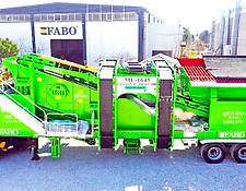 Fabo ME 1645 SERIES MOBILE SAND SCREENING PLANT Fabo ME 1645 SERIES MOBILE SAND SCREENING PLANT