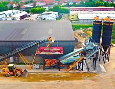 Fabo TURBOMIX-100 Mobile Concrete Batching Plant from Stock