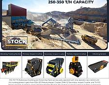 Fabo USED CRUSHING & SCREENING PLANT CAPACITY 250-350 T/H Fabo USED CRUSHING & SCREENING PLANT CAPACITY 250-350 T/H
