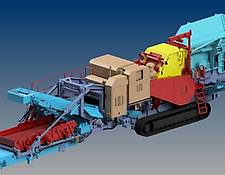 Fabo Fabo FTI-130s Tracked Impact Crusher with Vibrating Screen